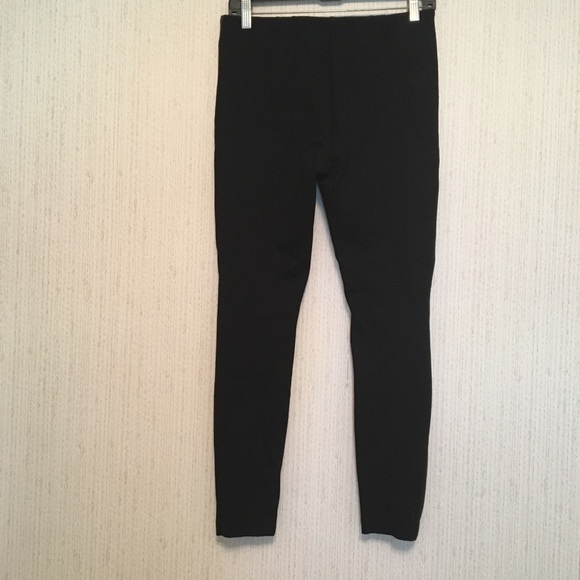 SOLD // ZARA Black Side Striped Pants - Picture 6 of 7